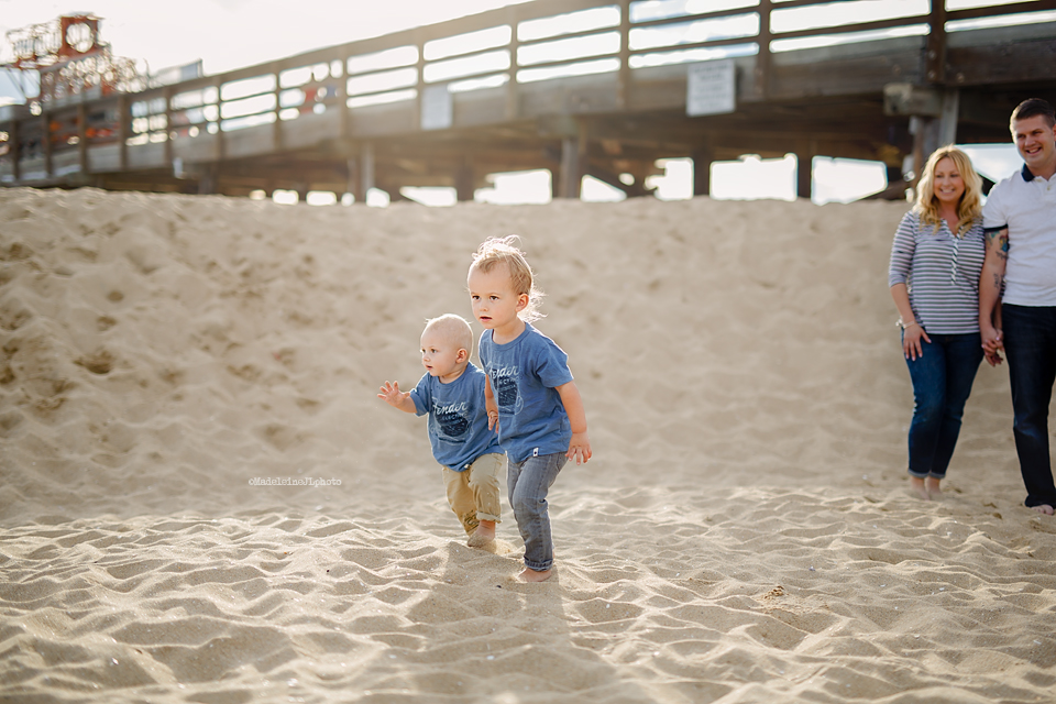 Balboa Pier family beach session | Orange County family photographer